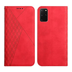 Funda de Cuero Cartera con Soporte Carcasa Y02X para Samsung Galaxy S20 Plus Rojo