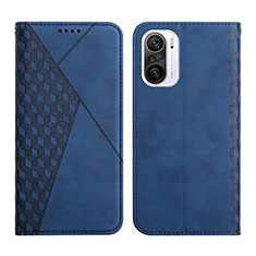 Funda de Cuero Cartera con Soporte Carcasa Y02X para Xiaomi Mi 11X Pro 5G Azul