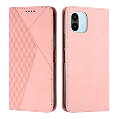 Funda de Cuero Cartera con Soporte Carcasa Y02X para Xiaomi Poco C50 Oro Rosa