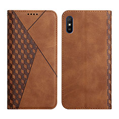 Funda de Cuero Cartera con Soporte Carcasa Y02X para Xiaomi Redmi 9AT Marron