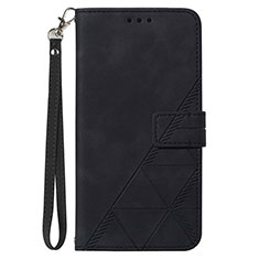 Funda de Cuero Cartera con Soporte Carcasa Y03B para Samsung Galaxy F22 4G Negro