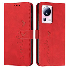 Funda de Cuero Cartera con Soporte Carcasa Y03X para Xiaomi Mi 12 Lite NE 5G Rojo