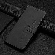 Funda de Cuero Cartera con Soporte Carcasa Y04X para Xiaomi Poco C55 Negro