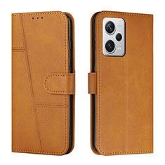 Funda de Cuero Cartera con Soporte Carcasa Y04X para Xiaomi Redmi Note 12 Pro+ Plus 5G Marron Claro