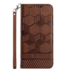 Funda de Cuero Cartera con Soporte Carcasa Y05B para Samsung Galaxy M02s Marron