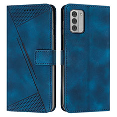 Funda de Cuero Cartera con Soporte Carcasa Y07X para Nokia G42 5G Azul