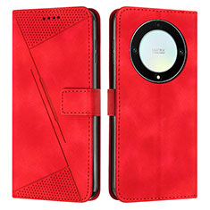 Funda de Cuero Cartera con Soporte Carcasa Y08X para Huawei Honor Magic5 Lite 5G Rojo