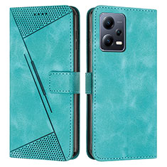 Funda de Cuero Cartera con Soporte Carcasa Y08X para Xiaomi Redmi Note 12 Pro+ Plus 5G Verde