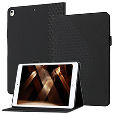 Funda de Cuero Cartera con Soporte Carcasa YX1 para Apple iPad 10.2 (2020) Negro