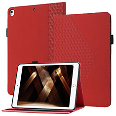 Funda de Cuero Cartera con Soporte Carcasa YX1 para Apple iPad 10.2 (2020) Rojo