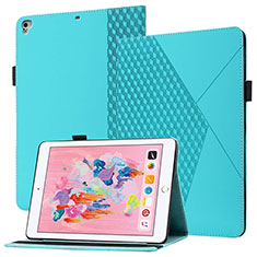 Funda de Cuero Cartera con Soporte Carcasa YX1 para Apple iPad Air Azul Claro