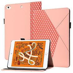 Funda de Cuero Cartera con Soporte Carcasa YX1 para Apple iPad Mini 4 Oro Rosa