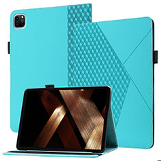 Funda de Cuero Cartera con Soporte Carcasa YX1 para Apple iPad Pro 11 (2020) Azul Claro