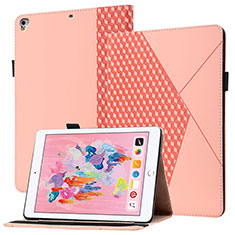 Funda de Cuero Cartera con Soporte Carcasa YX1 para Apple New iPad 9.7 (2018) Oro Rosa