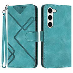 Funda de Cuero Cartera con Soporte Carcasa YX3 para Samsung Galaxy S23 5G Verde