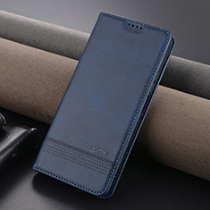 Funda de Cuero Cartera con Soporte Carcasa YZ1 para Xiaomi Redmi Note 13 5G Azul