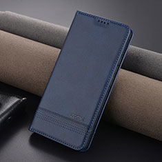 Funda de Cuero Cartera con Soporte Carcasa YZ1 para Xiaomi Redmi Note 13 Pro+ Plus 5G Azul