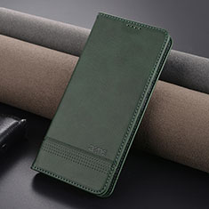 Funda de Cuero Cartera con Soporte Carcasa YZ1 para Xiaomi Redmi Note 13 Pro+ Plus 5G Verde