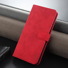Funda de Cuero Cartera con Soporte Carcasa YZ3 para Huawei Nova Y91 Rojo
