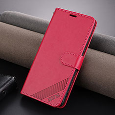 Funda de Cuero Cartera con Soporte Carcasa YZ4 para Huawei Mate 60 Rosa Roja