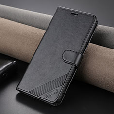 Funda de Cuero Cartera con Soporte Carcasa YZ4 para Huawei P60 Negro