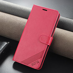 Funda de Cuero Cartera con Soporte Carcasa YZ4 para Xiaomi Mi 13T Pro 5G Rosa Roja