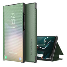 Funda de Cuero Cartera con Soporte Carcasa ZL1 para Samsung Galaxy M02 Verde