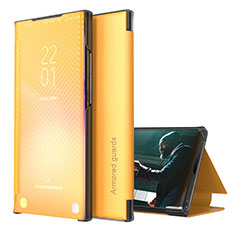 Funda de Cuero Cartera con Soporte Carcasa ZL1 para Samsung Galaxy M40S Amarillo