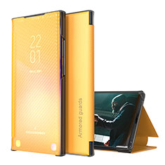 Funda de Cuero Cartera con Soporte Carcasa ZL1 para Samsung Galaxy S20 Plus Amarillo