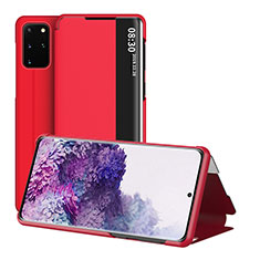 Funda de Cuero Cartera con Soporte Carcasa ZL2 para Samsung Galaxy S20 Plus Rojo