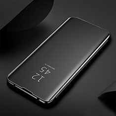 Funda de Cuero Cartera con Soporte Espejo Carcasa L01 para Oppo Reno8 Pro 5G Negro