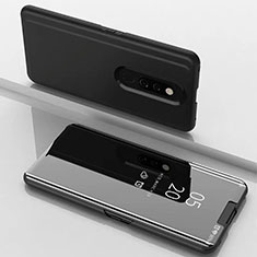 Funda de Cuero Cartera con Soporte Espejo Carcasa para Xiaomi Redmi K20 Pro Negro