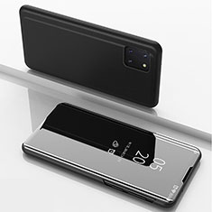 Funda de Cuero Cartera con Soporte Espejo Carcasa ZL1 para Samsung Galaxy Note 10 Lite Negro