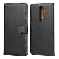 Funda de Cuero Cartera con Soporte K01 para Xiaomi Redmi Note 8 Pro Negro