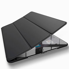 Funda de Cuero Cartera con Soporte L01 para Apple New iPad 9.7 (2017) Negro