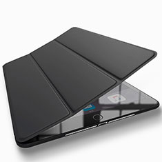 Funda de Cuero Cartera con Soporte L01 para Apple New iPad 9.7 (2018) Negro