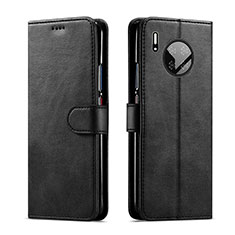 Funda de Cuero Cartera con Soporte L01 para Huawei Mate 30 5G Negro