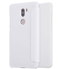 Funda de Cuero Cartera con Soporte L01 para Xiaomi Mi 5S Plus Blanco