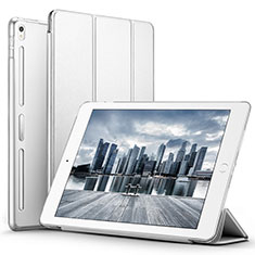 Funda de Cuero Cartera con Soporte L02 para Apple iPad Pro 10.5 Blanco