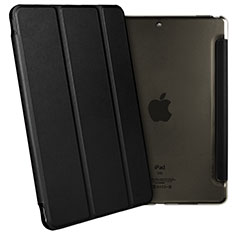 Funda de Cuero Cartera con Soporte L02 para Apple iPad Pro 10.5 Negro