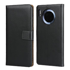 Funda de Cuero Cartera con Soporte L02 para Huawei Mate 30E Pro 5G Negro