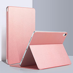 Funda de Cuero Cartera con Soporte L03 para Apple iPad Pro 12.9 (2018) Rosa