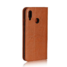 Funda de Cuero Cartera con Soporte L03 para Huawei Honor 10 Lite Marron