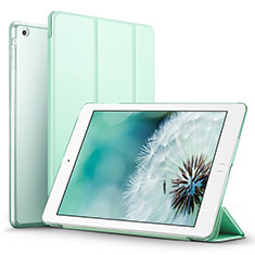 Funda de Cuero Cartera con Soporte L06 para Apple iPad Mini Verde