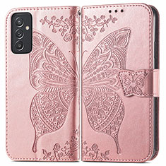 Funda de Cuero Cartera con Soporte Mariposa Carcasa para Samsung Galaxy A05s Rosa