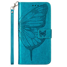 Funda de Cuero Cartera con Soporte Mariposa Carcasa YB2 para Xiaomi Mi 13 Lite 5G Azul