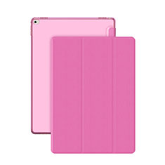 Funda de Cuero Cartera con Soporte para Apple iPad Pro 12.9 Rosa