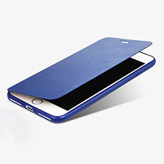 Funda de Cuero Cartera con Soporte para Apple iPhone 8 Plus Azul