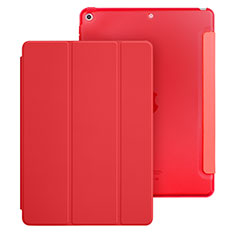 Funda de Cuero Cartera con Soporte para Apple New iPad 9.7 (2018) Rojo