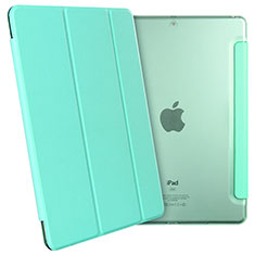 Funda de Cuero Cartera con Soporte para Apple New iPad 9.7 (2018) Verde